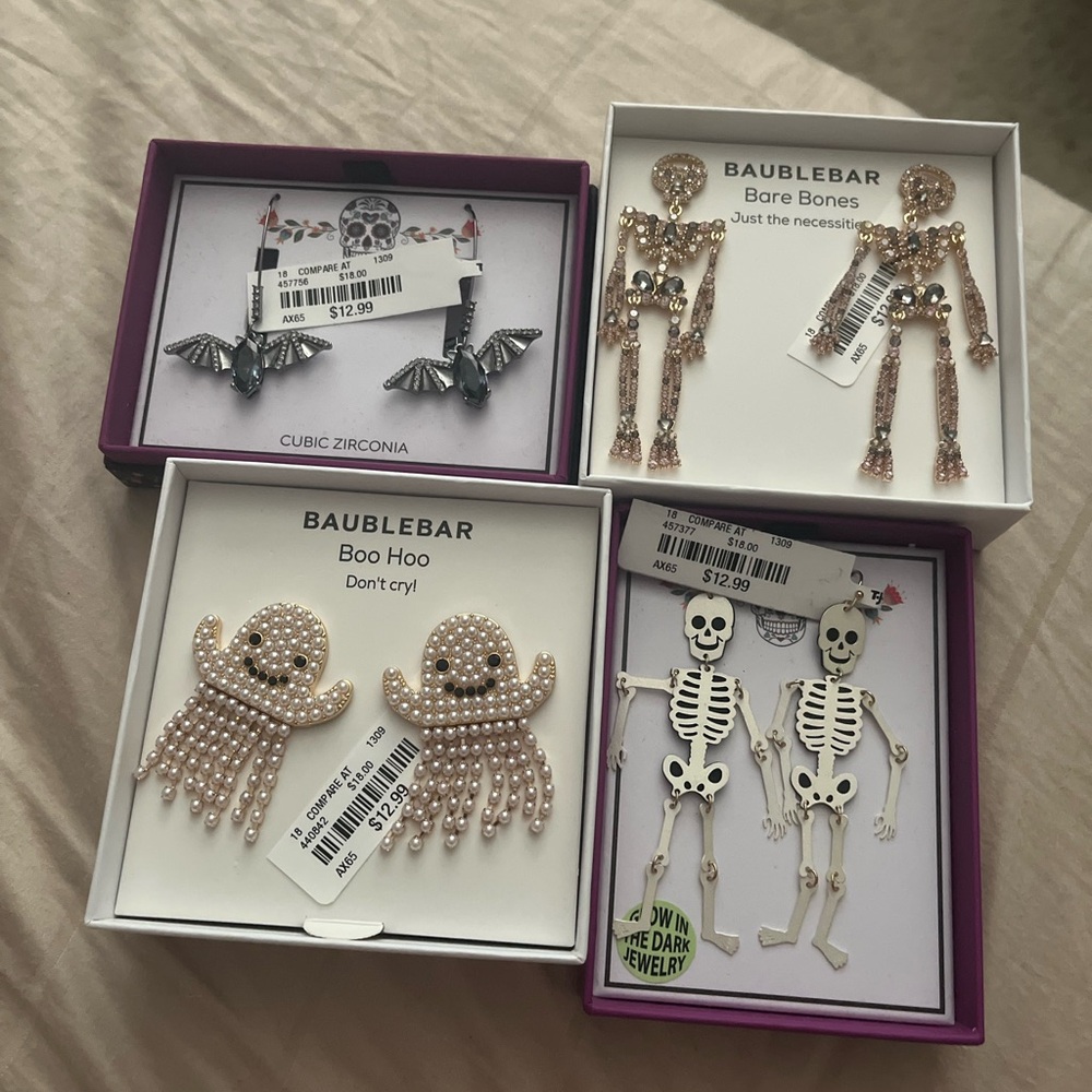 BAUBLEBAR Halloween Earrings 2 pairs